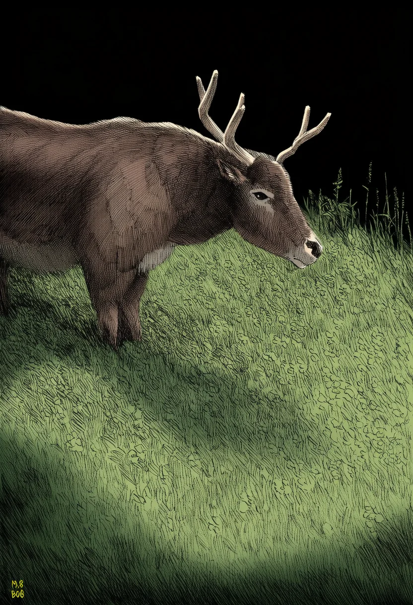sawsbuck (spring)