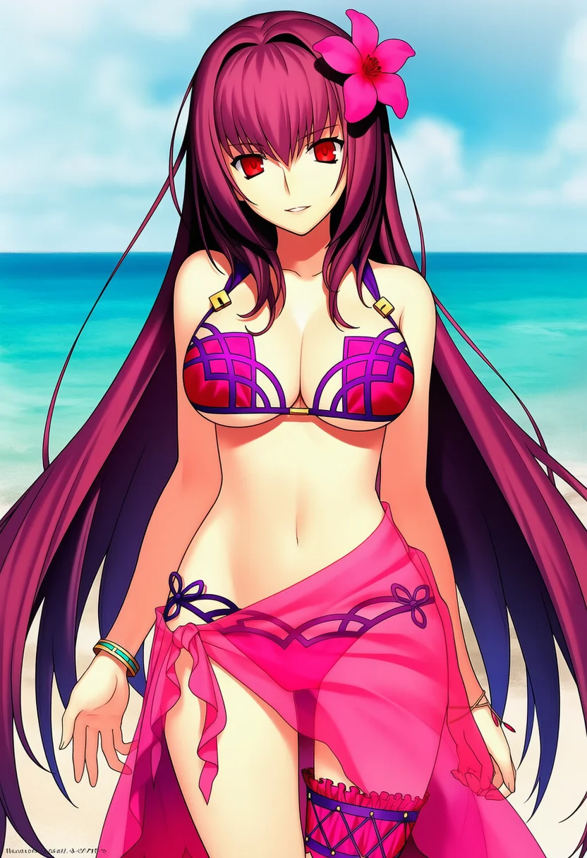 scathach (swimsuit assassin) (fate)