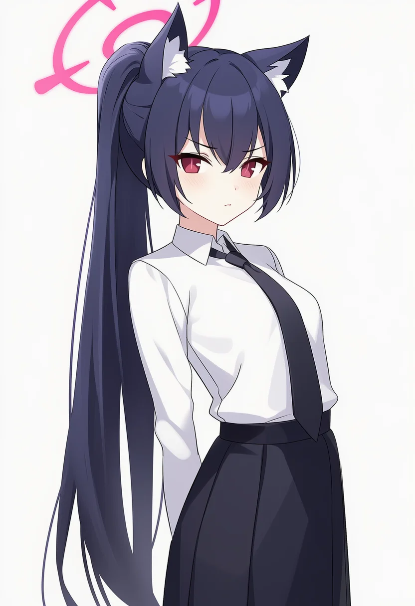 serika (waitress) (blue archive)