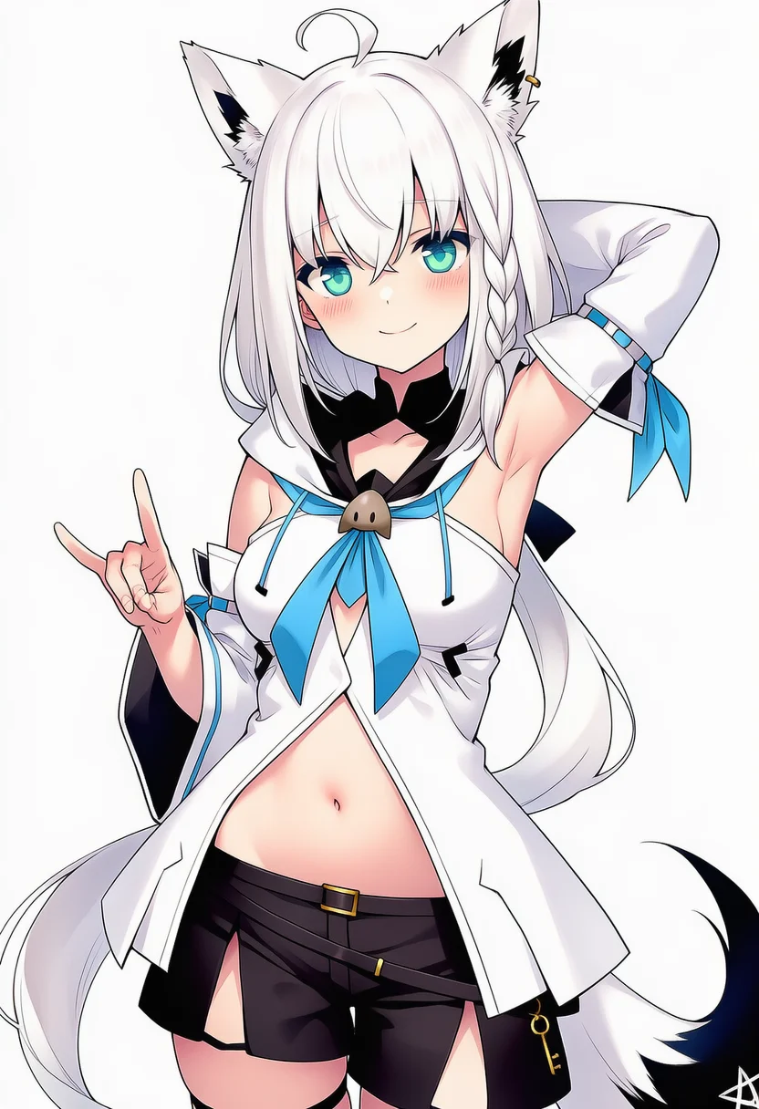shirakami fubuki (1st costume)