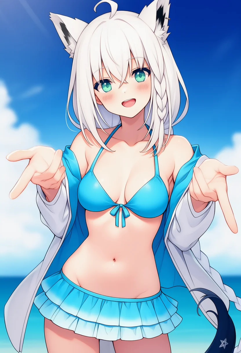 shirakami fubuki (hololive summer 2019)