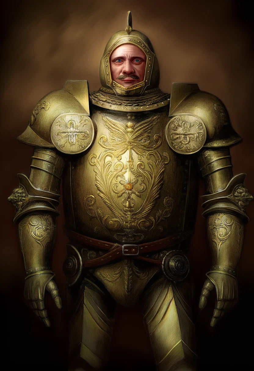 AI-generated NovelAI Diffusion V4.5 sample of the "siegmeyer of catarina" tag