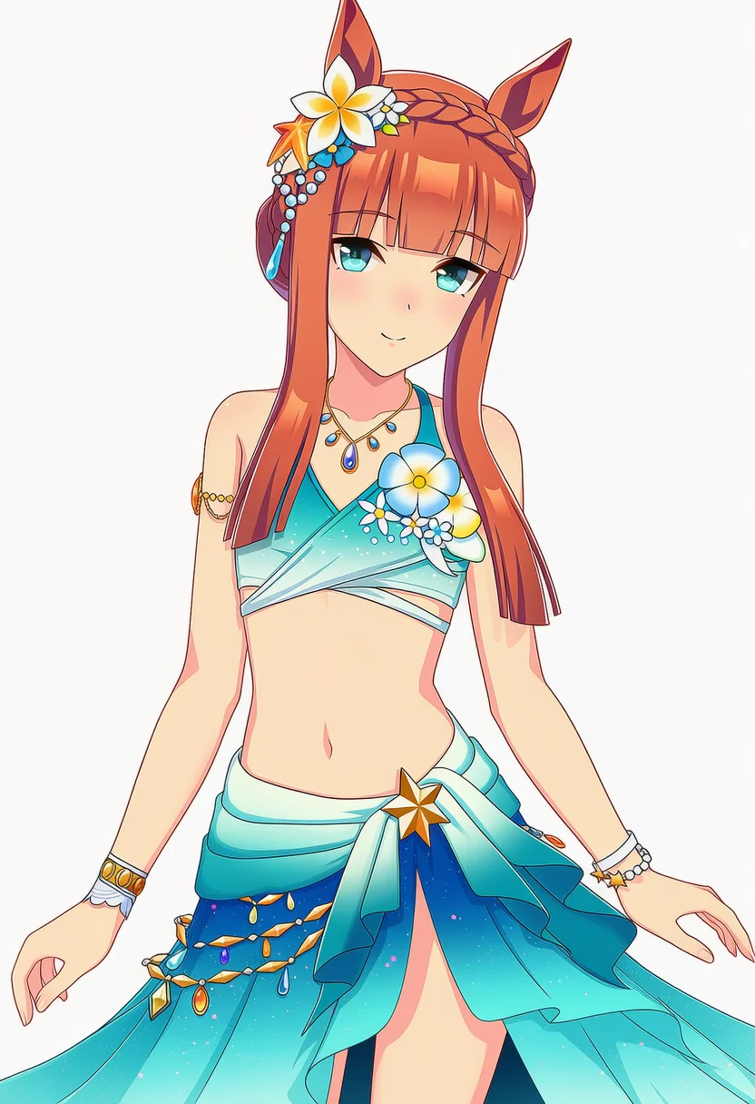 silence suzuka (emerald on the waves) (umamusume)