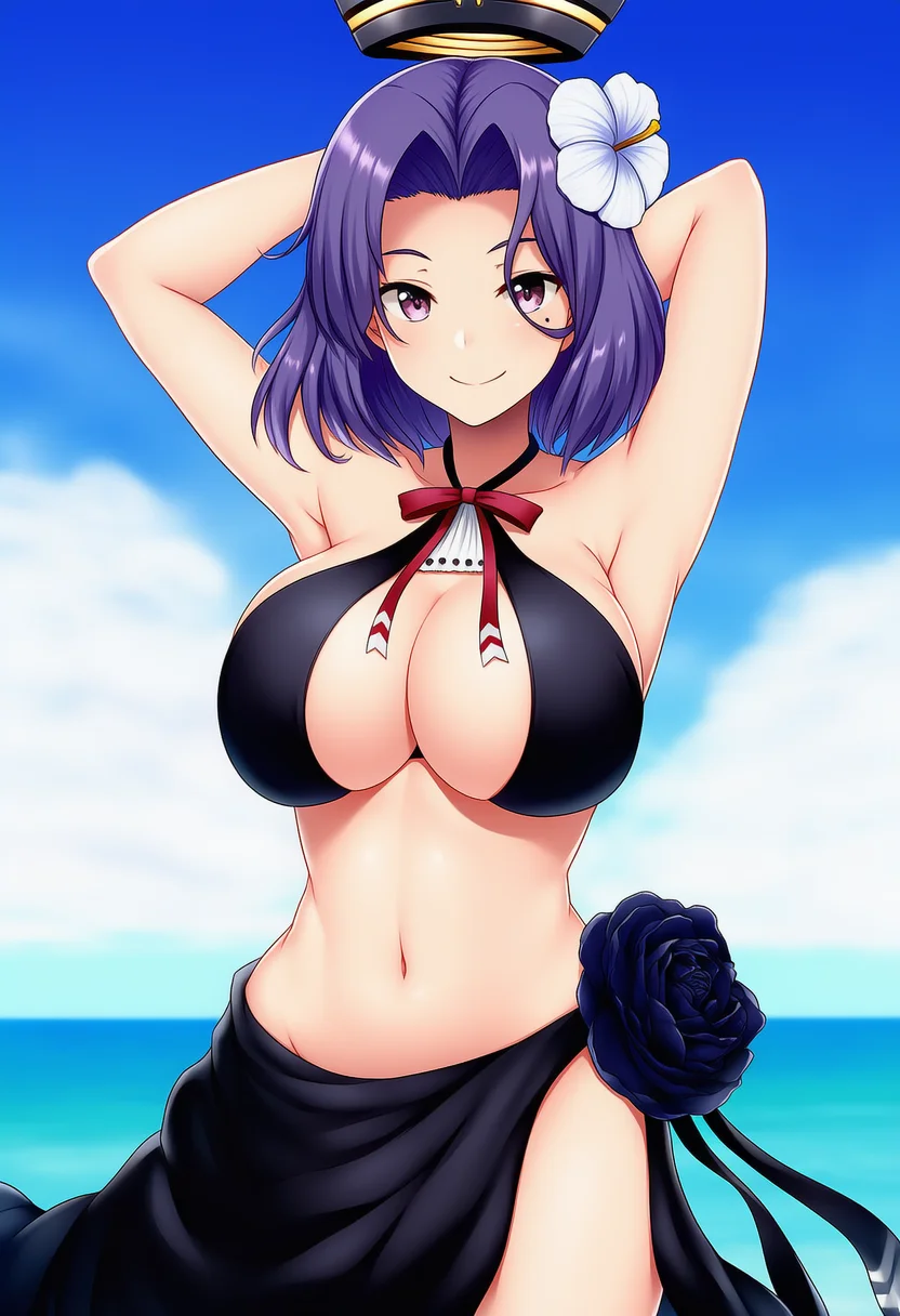 tatsuta (swimsuit) (kancolle)