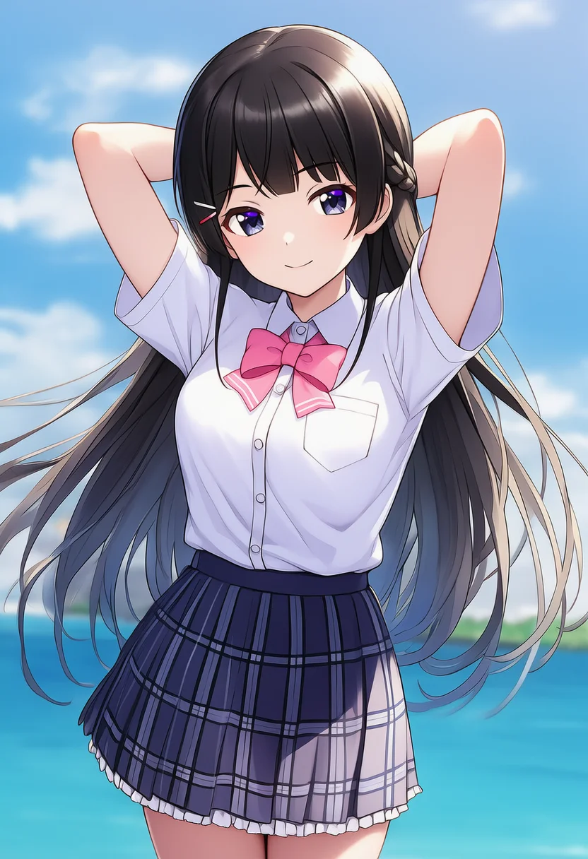tsukino mito (summer uniform)