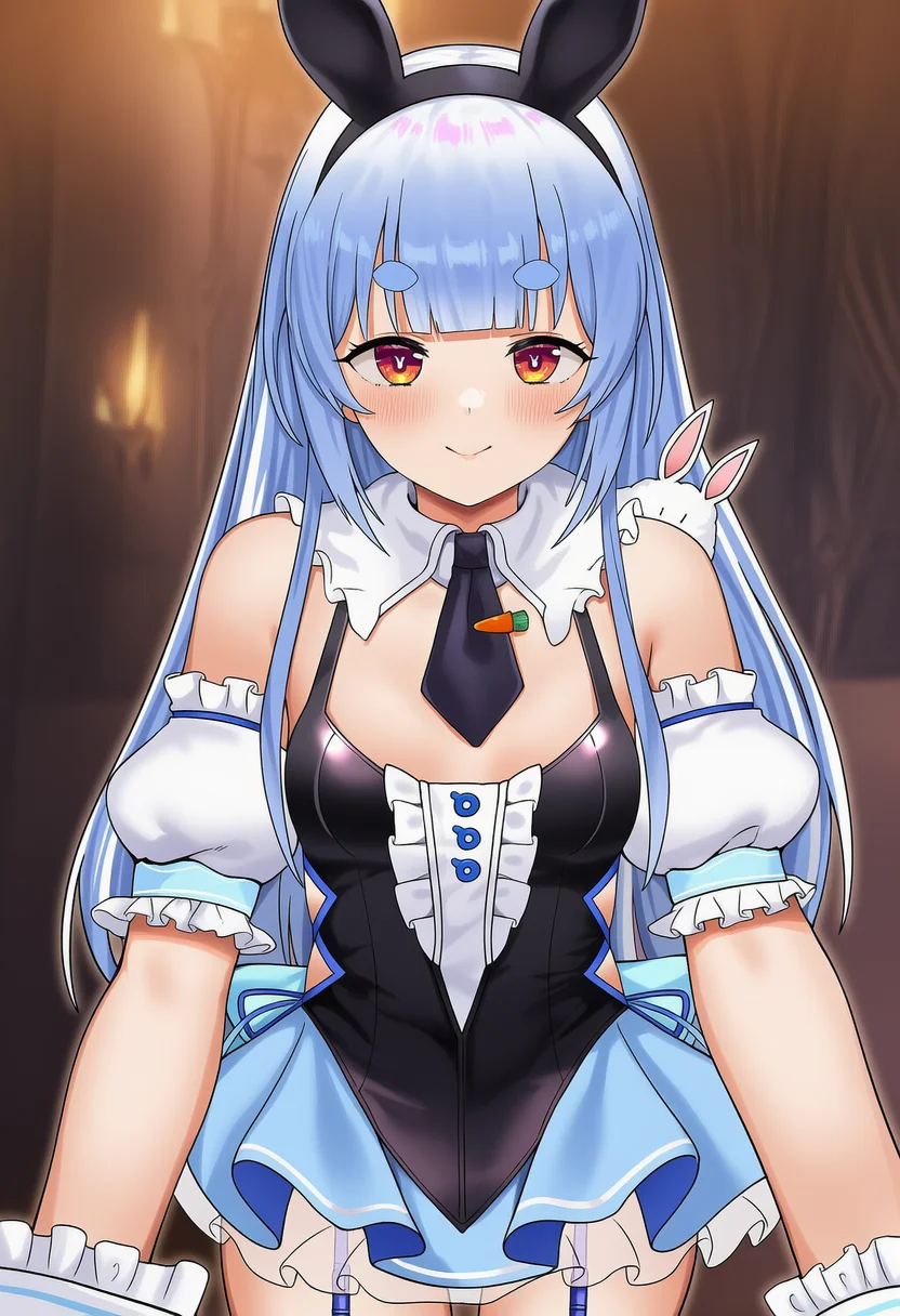 usada pekora (furi furi bunny dress)