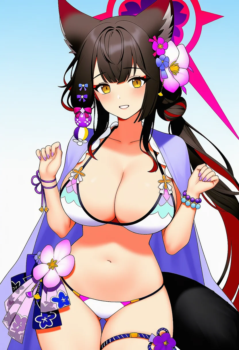 wakamo (swimsuit) (blue archive)
