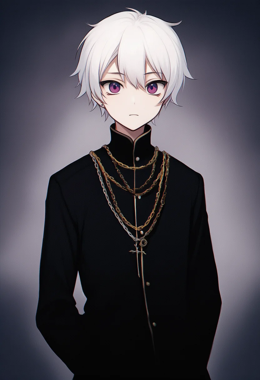 white-haired man (jimini shijimi)