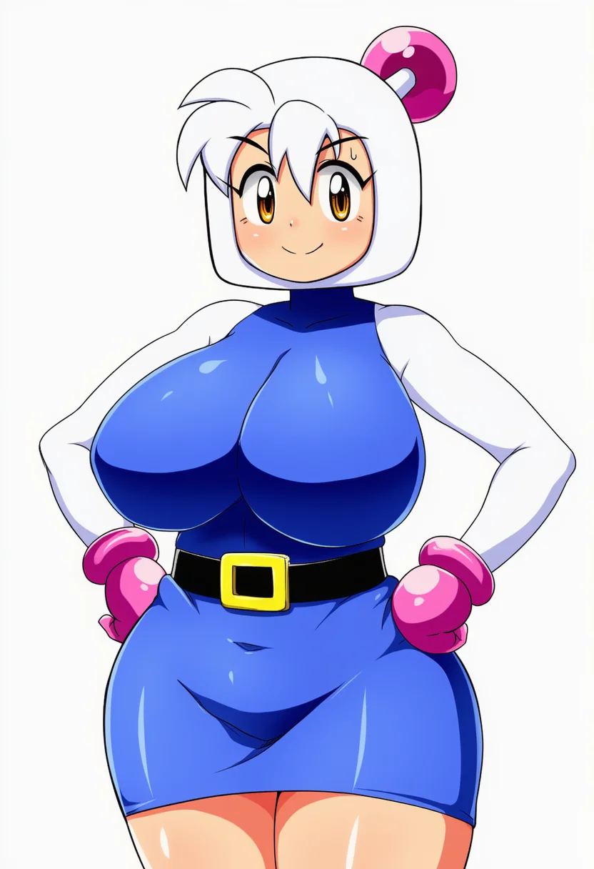 white bomberman