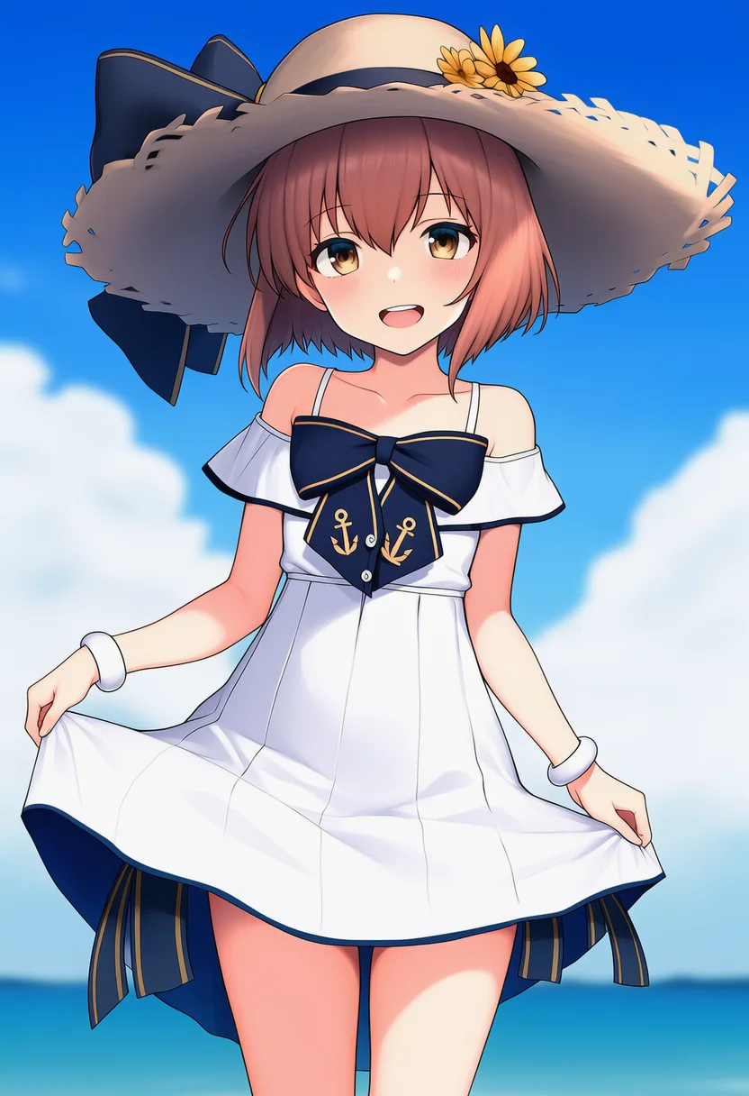 yukikaze (summer) (kancolle)