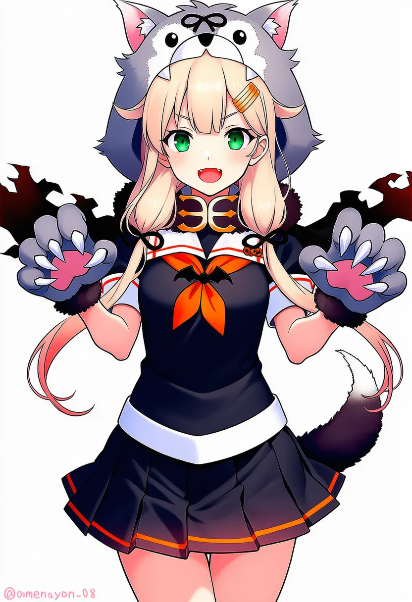 yuudachi (halloween) (kancolle)