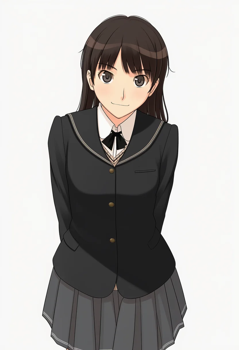 AI-generated NovelAI Diffusion V4.5 sample of the "amagami" tag