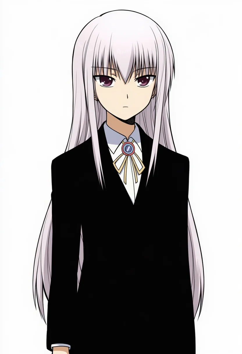 AI-generated NovelAI Diffusion V4.5 sample of the "angel beats!" tag
