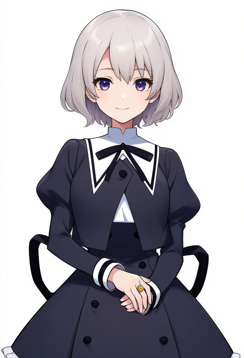 AI-generated NovelAI Diffusion V4.5 sample of the "assault lily" tag
