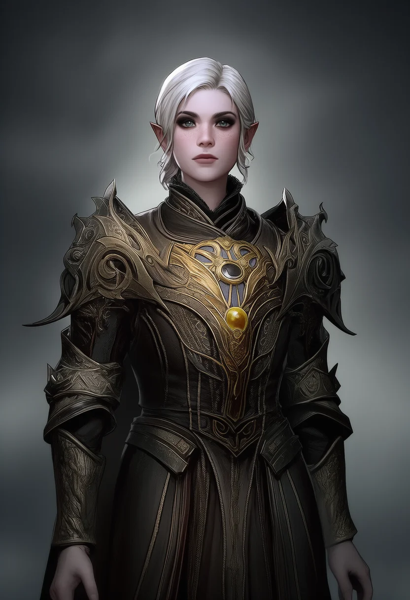 AI-generated NovelAI Diffusion V4.5 sample of the "baldur's gate 3" tag