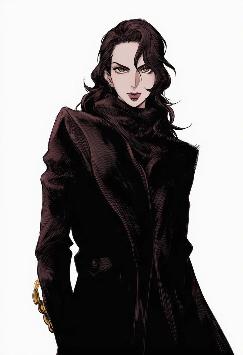 AI-generated NovelAI Diffusion V4.5 sample of the "battle tendency" tag
