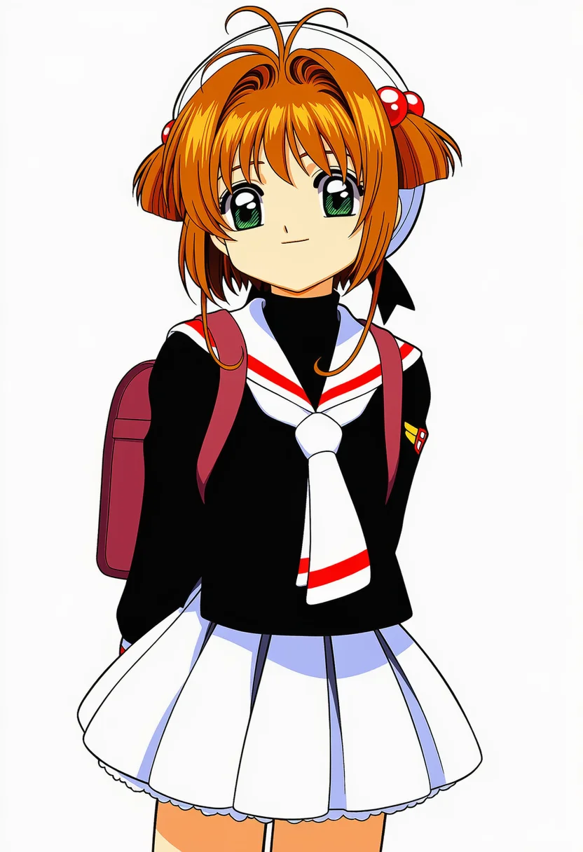 AI-generated NovelAI Diffusion V4.5 sample of the "cardcaptor sakura" tag