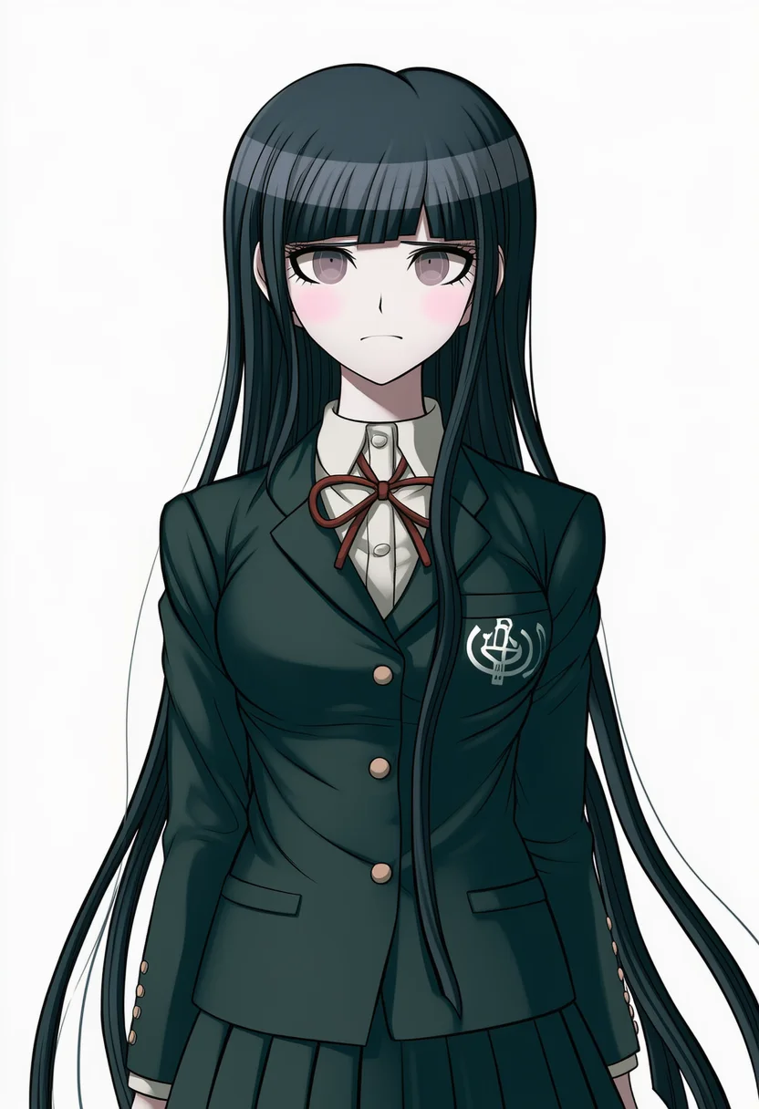 AI-generated NovelAI Diffusion V4.5 sample of the "danganronpa: trigger happy havoc" tag