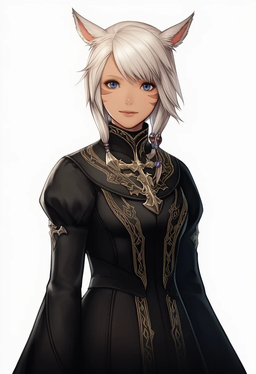 AI-generated NovelAI Diffusion V4.5 sample of the "final fantasy" tag