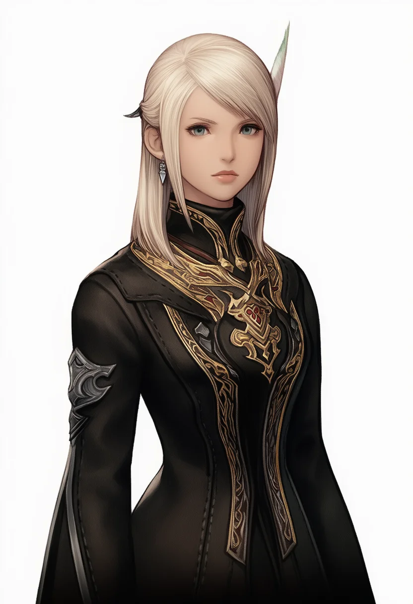 AI-generated NovelAI Diffusion V4.5 sample of the "final fantasy iv" tag