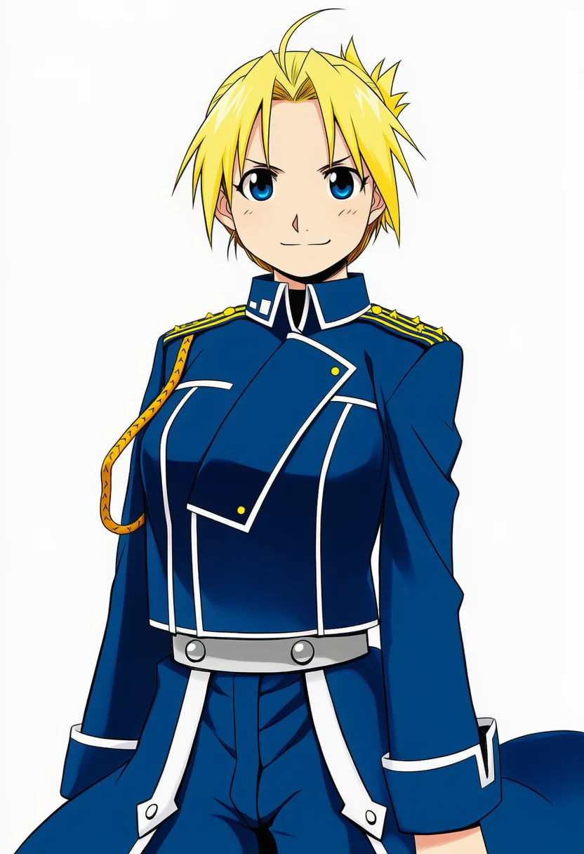 AI-generated NovelAI Diffusion V4.5 sample of the "fullmetal alchemist" tag
