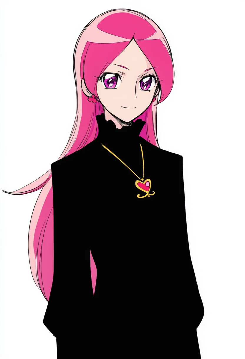 AI-generated NovelAI Diffusion V4.5 sample of the "heartcatch precure!" tag