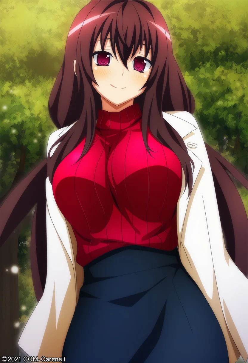 AI-generated NovelAI Diffusion V4.5 sample of the "high school dxd" tag