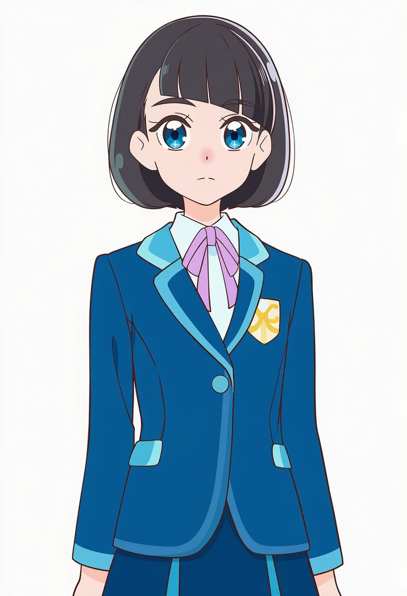 AI-generated NovelAI Diffusion V4.5 sample of the "hirogaru sky! precure" tag