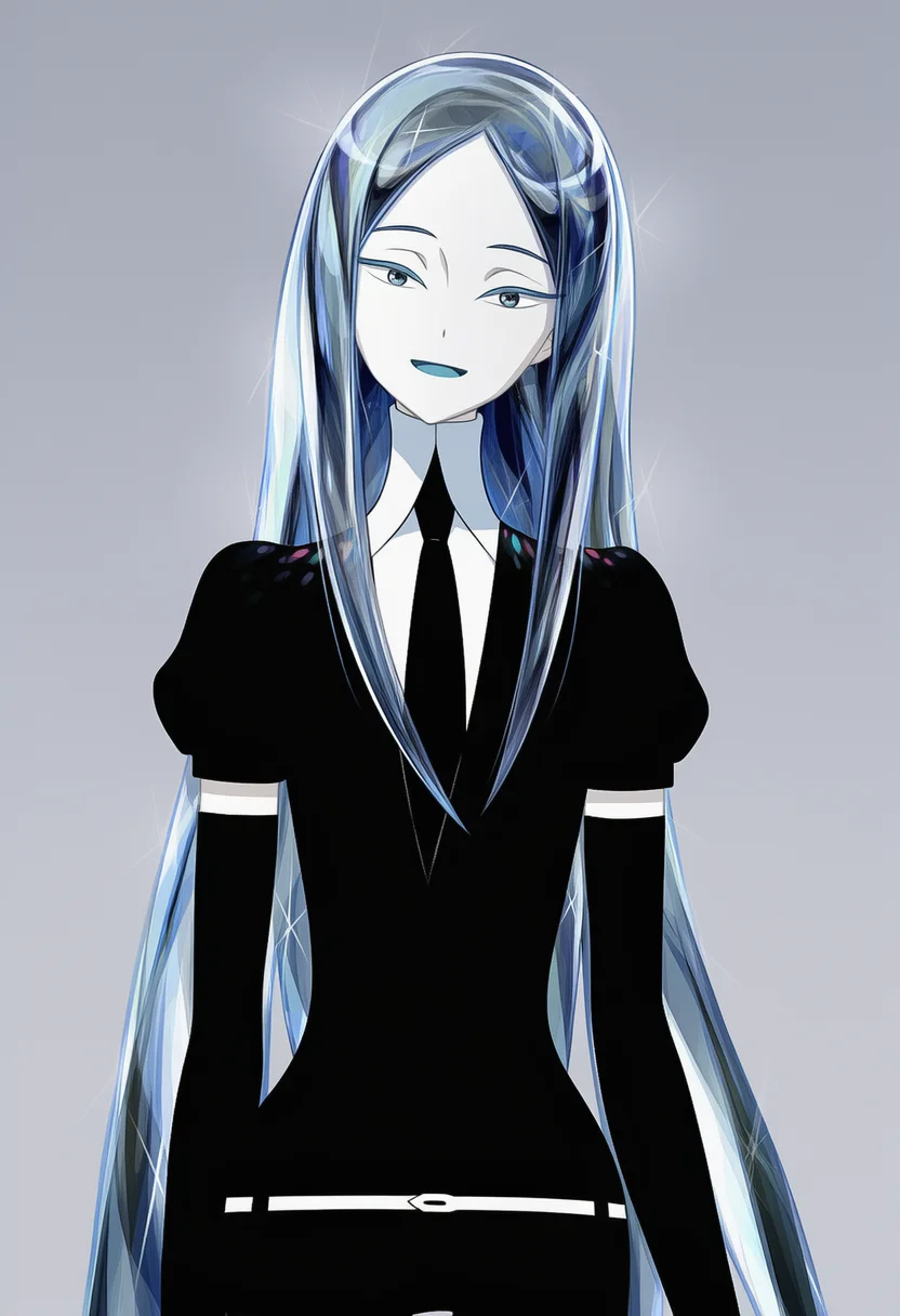 AI-generated NovelAI Diffusion V4.5 sample of the "houseki no kuni" tag