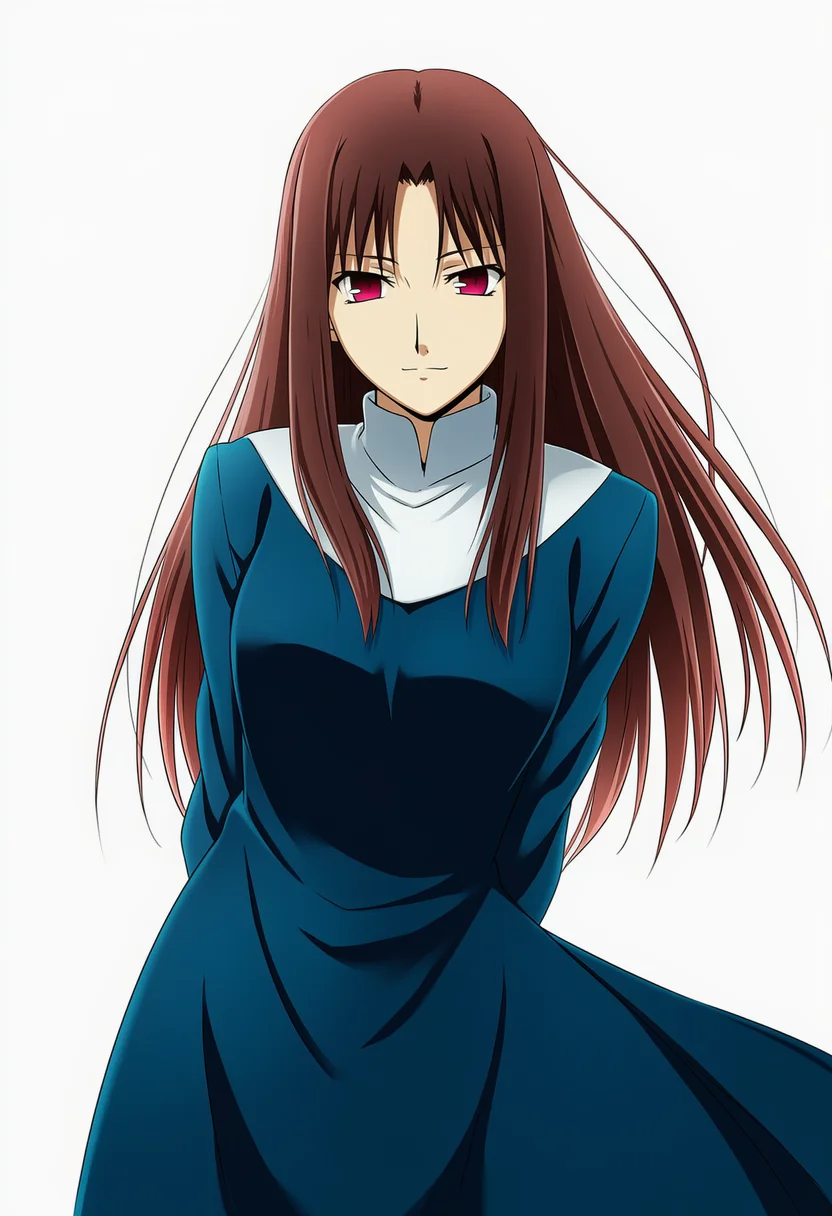 AI-generated NovelAI Diffusion V4.5 sample of the "kara no kyoukai" tag