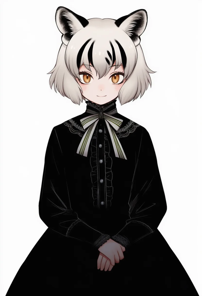 AI-generated NovelAI Diffusion V4.5 sample of the "kemono friends v project" tag
