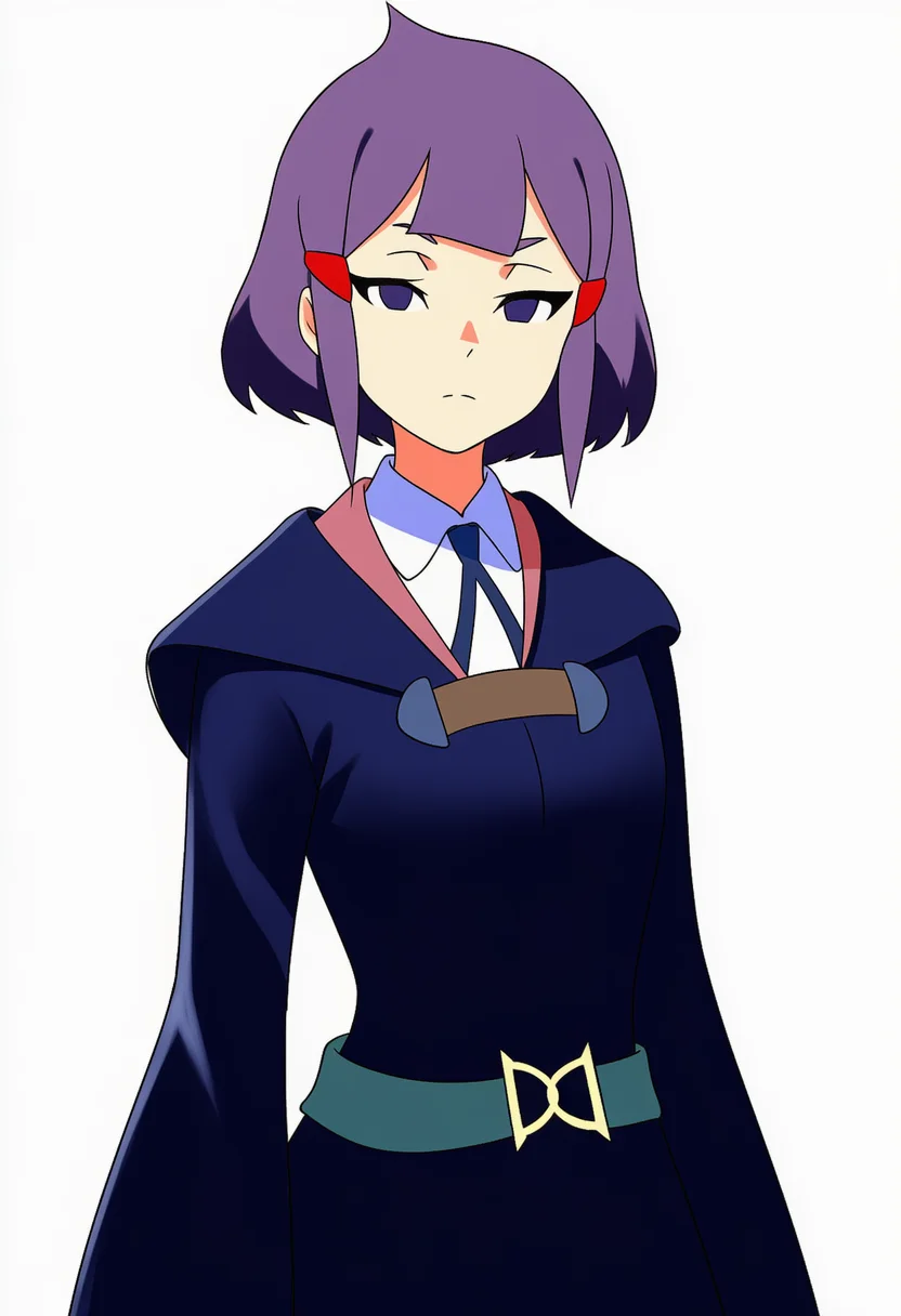 AI-generated NovelAI Diffusion V4.5 sample of the "little witch academia" tag