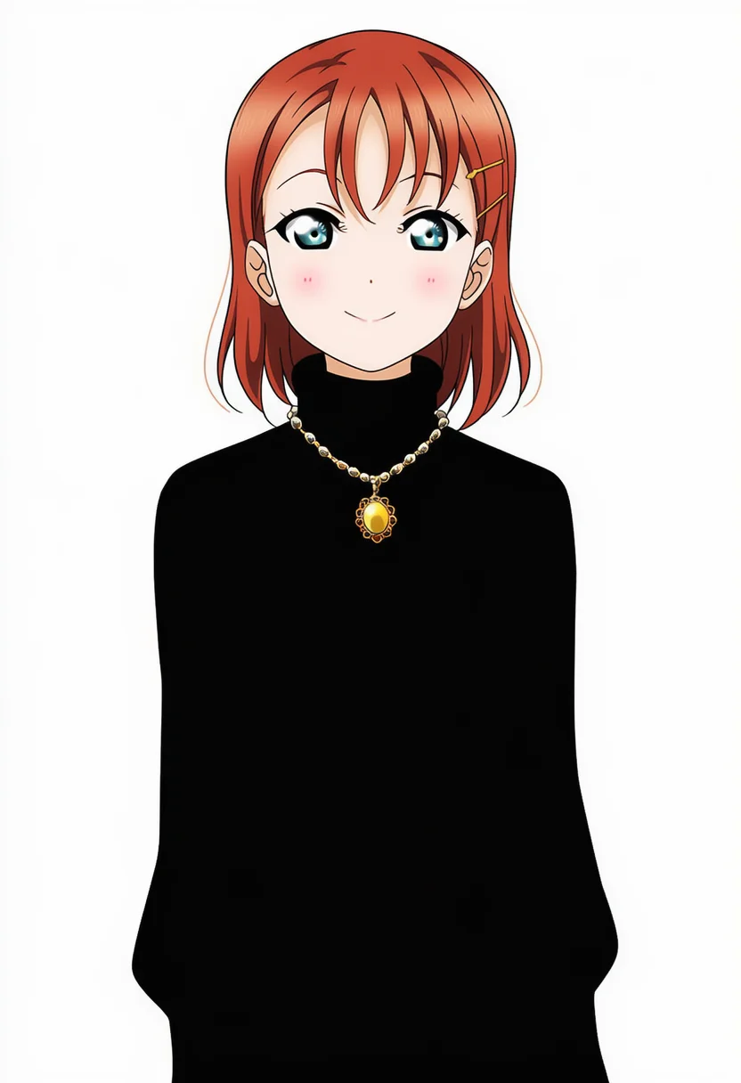 AI-generated NovelAI Diffusion V4.5 sample of the "love live! sunshine!!" tag