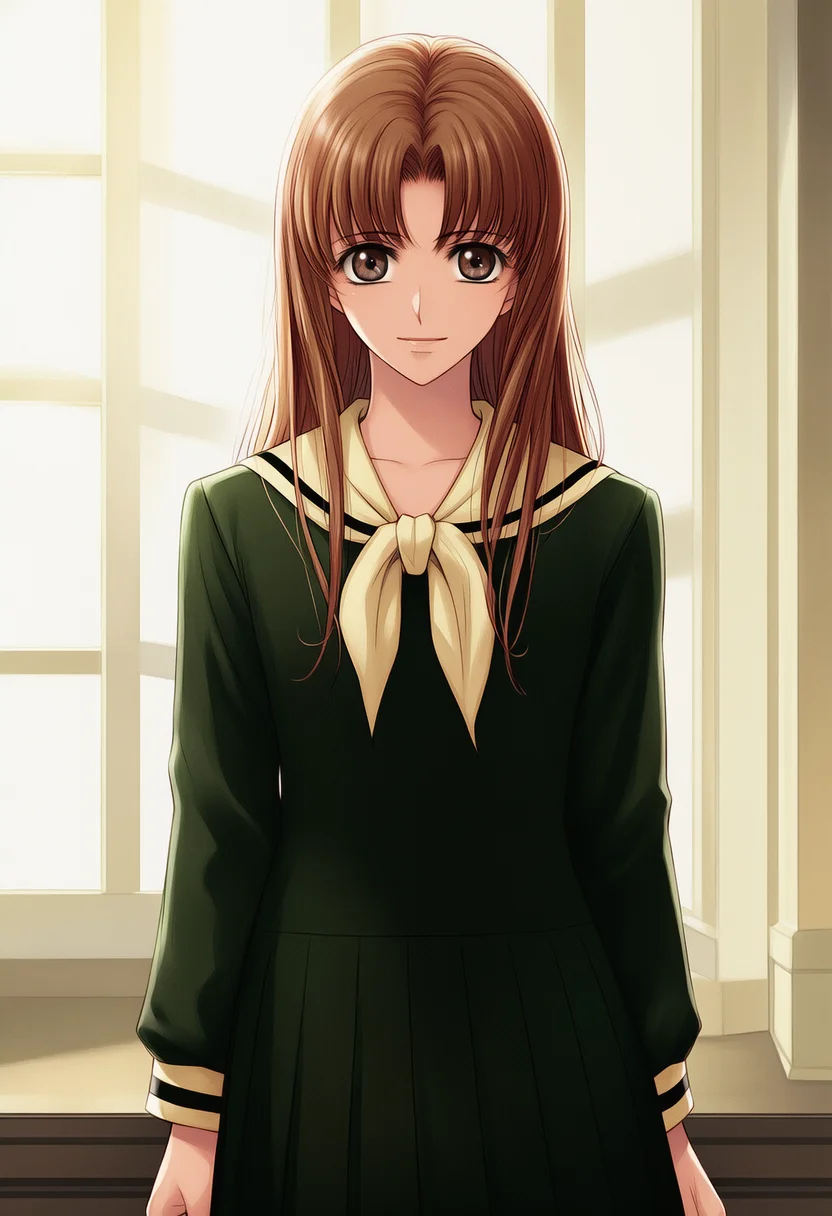 AI-generated NovelAI Diffusion V4.5 sample of the "maria-sama ga miteru" tag