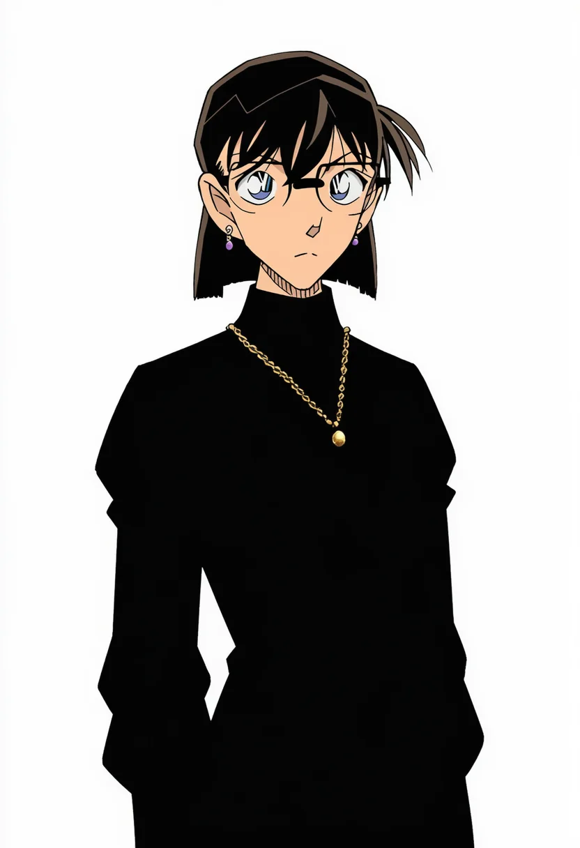 AI-generated NovelAI Diffusion V4.5 sample of the "meitantei conan" tag
