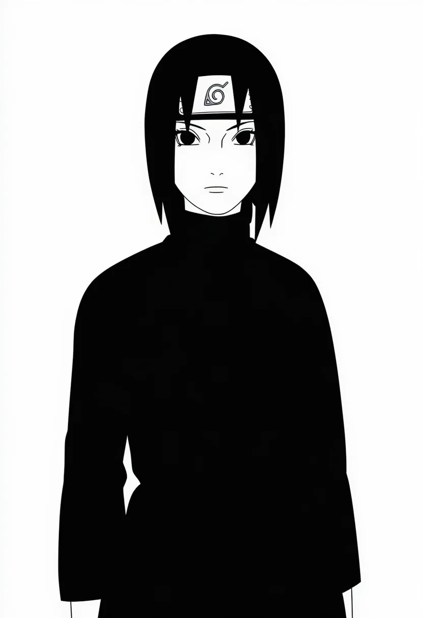 AI-generated NovelAI Diffusion V4.5 sample of the "naruto" tag