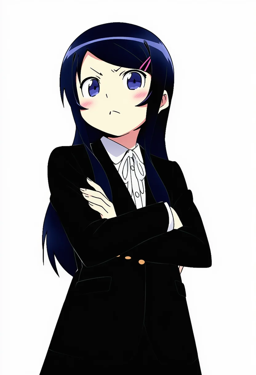 AI-generated NovelAI Diffusion V4.5 sample of the "ore no imouto ga konna ni kawaii wake ga nai" tag