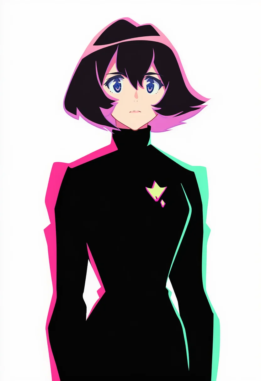 AI-generated NovelAI Diffusion V4.5 sample of the "promare" tag