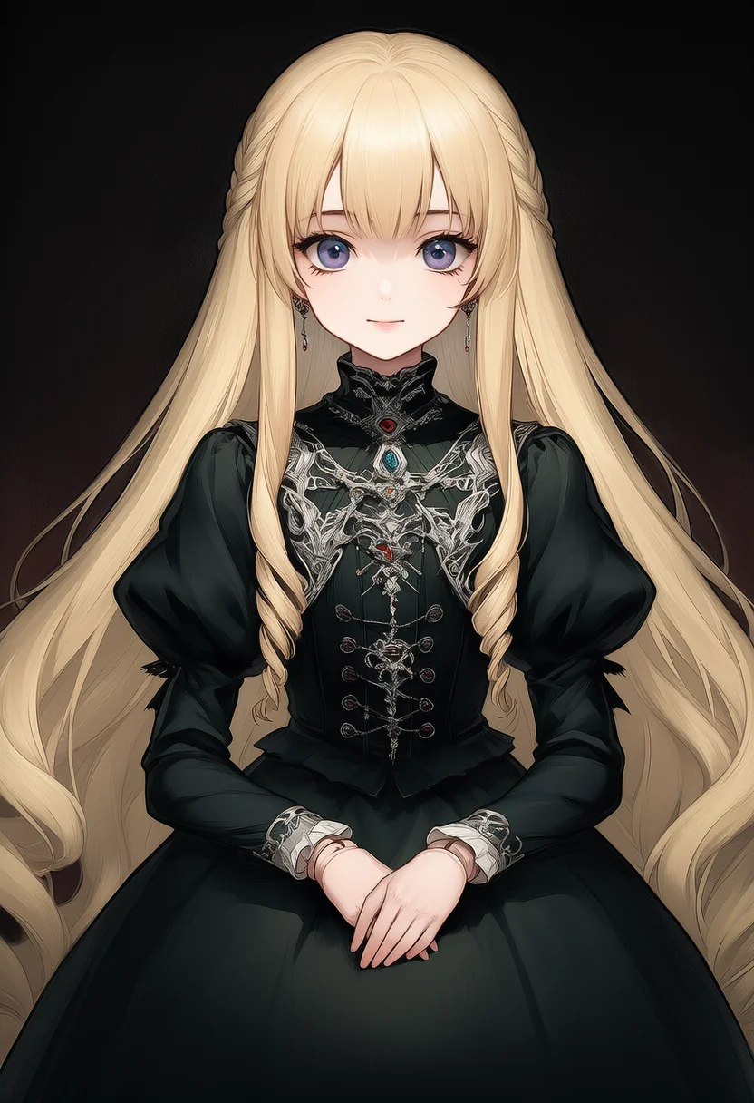 AI-generated NovelAI Diffusion V4.5 sample of the "rozen maiden" tag