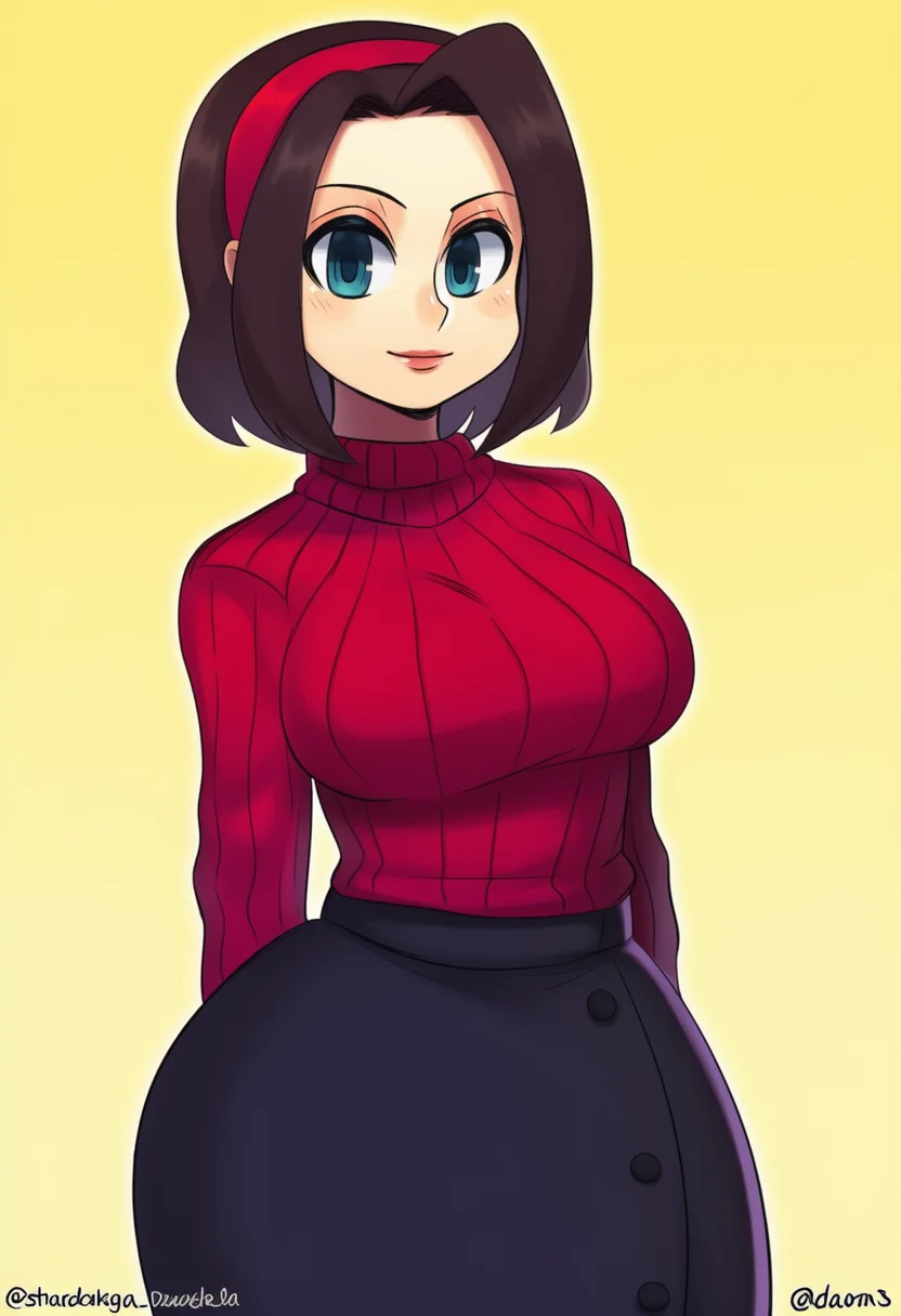 AI-generated NovelAI Diffusion V4.5 sample of the "skullgirls" tag