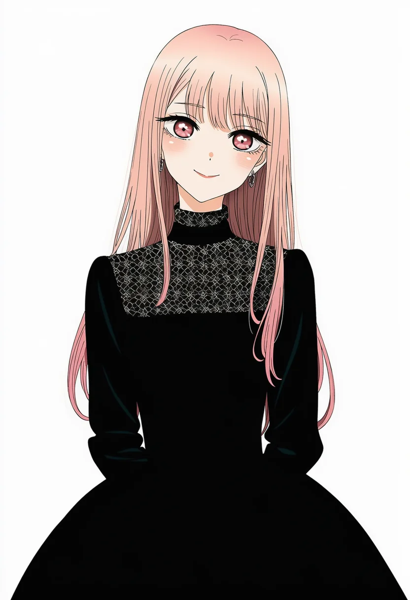 AI-generated NovelAI Diffusion V4.5 sample of the "sono bisque doll wa koi wo suru" tag
