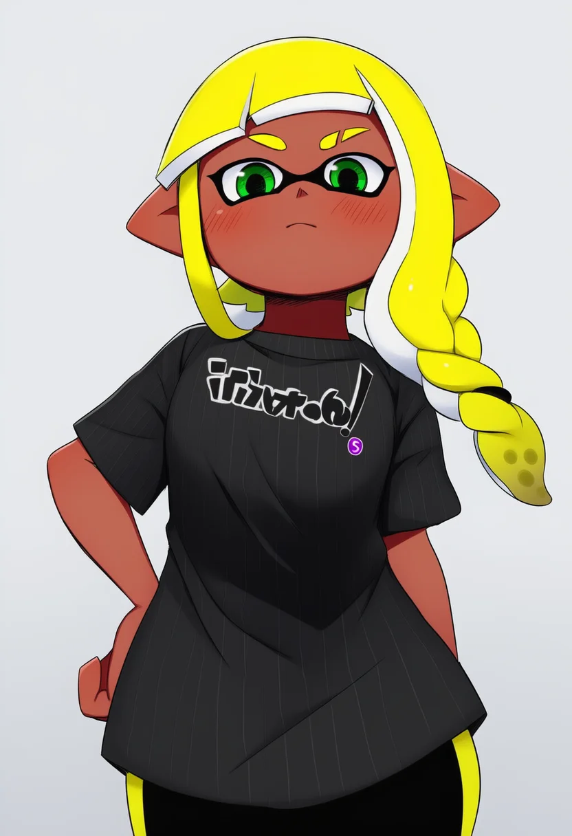 AI-generated NovelAI Diffusion V4.5 sample of the "splatoon 3" tag