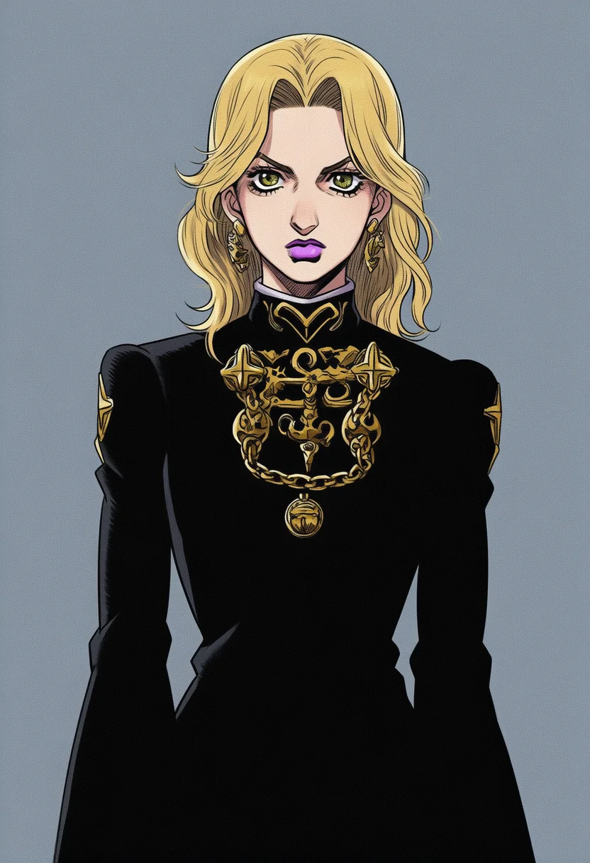 AI-generated NovelAI Diffusion V4.5 sample of the "steel ball run" tag