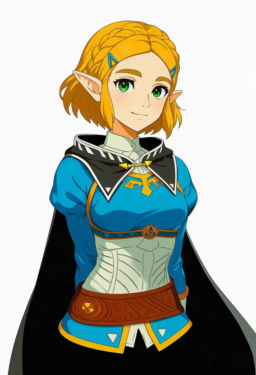 AI-generated NovelAI Diffusion V4.5 sample of the "the legend of zelda" tag