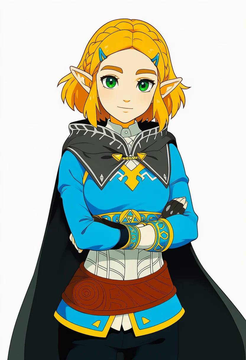 AI-generated NovelAI Diffusion V4.5 sample of the "the legend of zelda: breath of the wild" tag