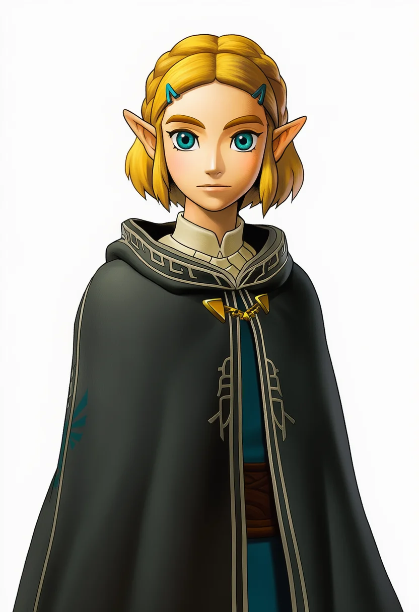 AI-generated NovelAI Diffusion V4.5 sample of the "the legend of zelda: twilight princess" tag