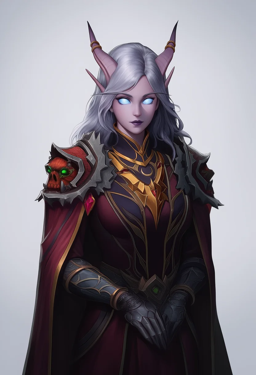 AI-generated NovelAI Diffusion V4.5 sample of the "warcraft" tag