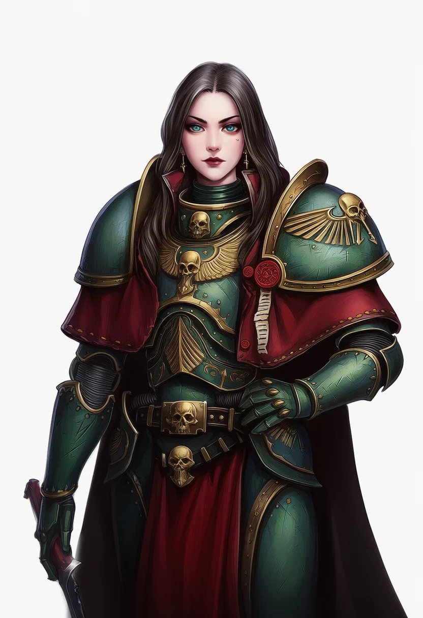 AI-generated NovelAI Diffusion V4.5 sample of the "warhammer 40k" tag