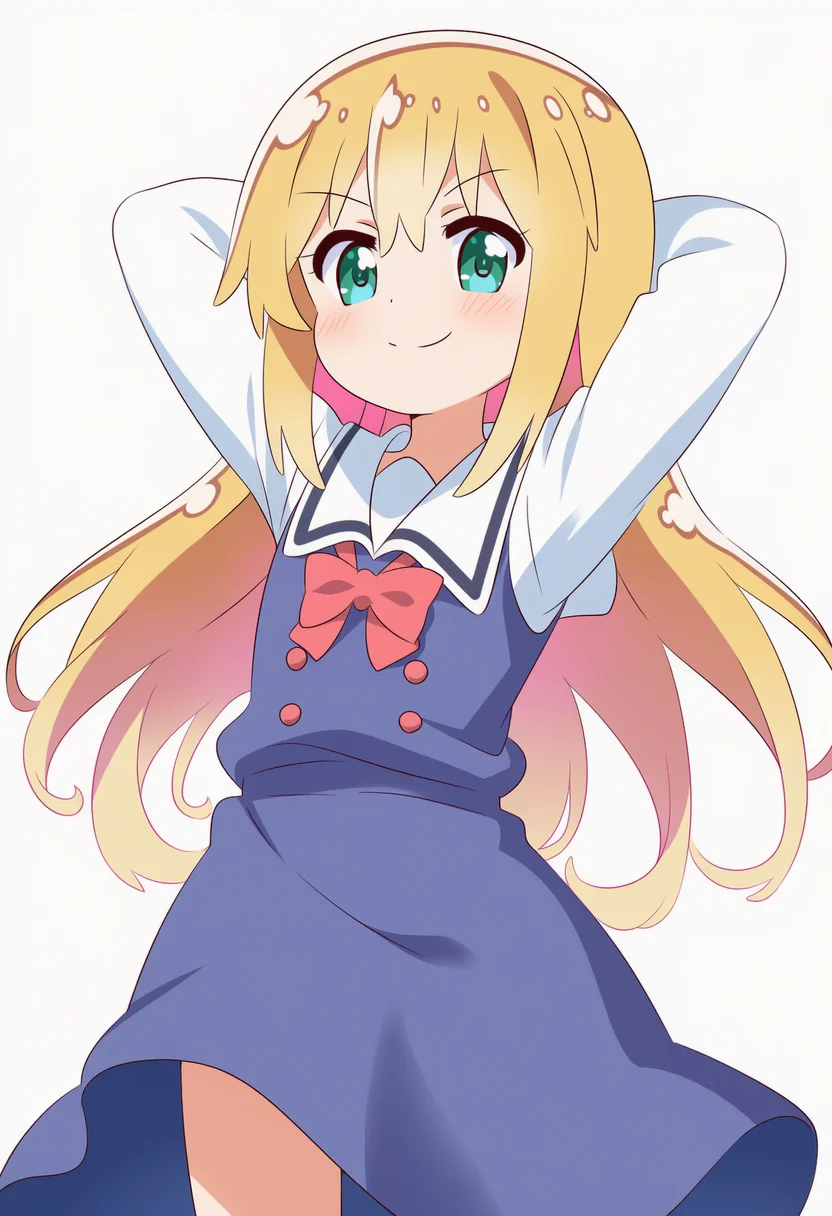 AI-generated NovelAI Diffusion V4.5 sample of the "watashi ni tenshi ga maiorita!" tag