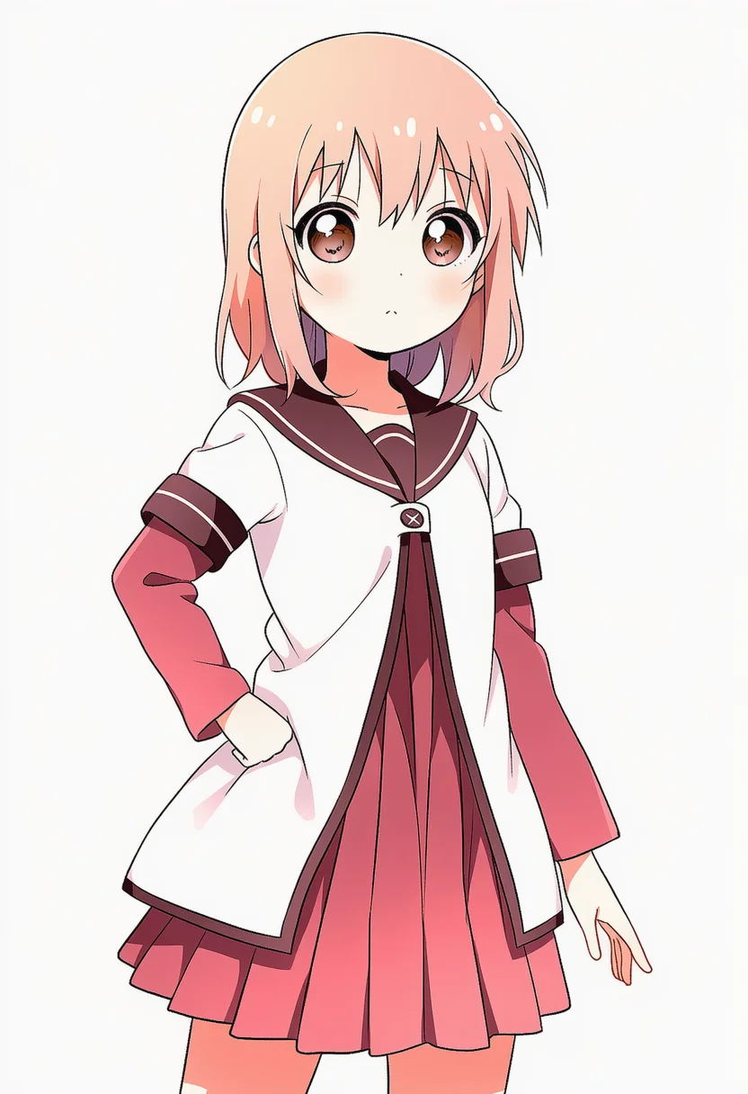 AI-generated NovelAI Diffusion V4.5 sample of the "yuru yuri" tag